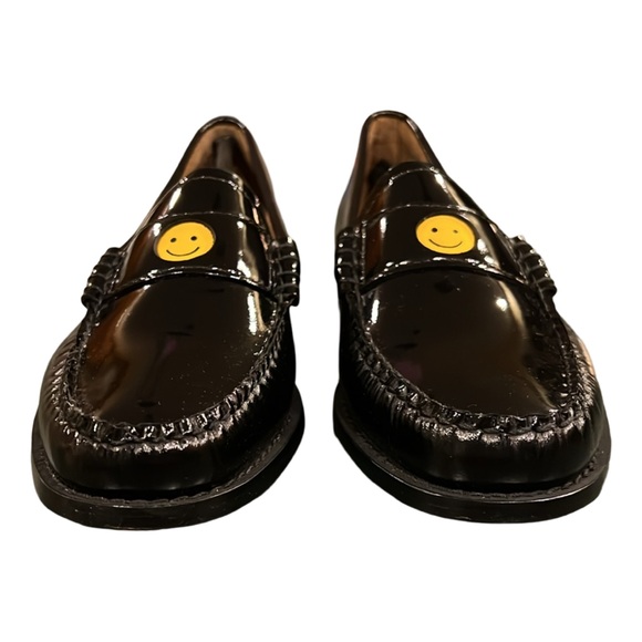 G.H. BASS ORIGINALS WHITNEY SMILEY WEEJUNS BLACK LEATHER LOAFER SIZE 8 - Picture 3 of 10